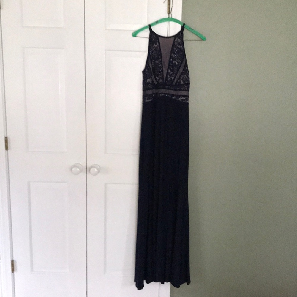 Stunning navy blue formal dress
